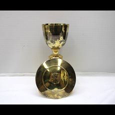 9" Sterling Cup Chalice & Paten SKU C083-009